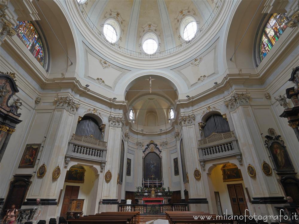 Milan (Italy) - Interior of the Church of San Bernardino alle Ossa